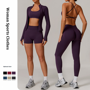 Beautiful back yoga suit