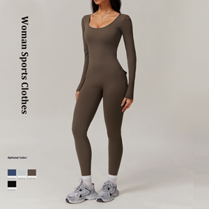 Slim running yoga jumpsuit