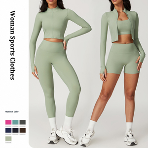 Shockproof high waist yoga suit
