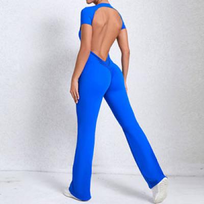 Flare pants one-piece yoga suit