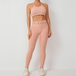Imitation cowboy pocket tight yoga suit