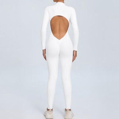 Long-sleeved yoga jumpsuit