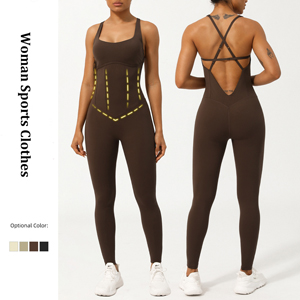 New yoga fishbone jumpsuit