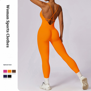 Sling beautiful back yoga suit